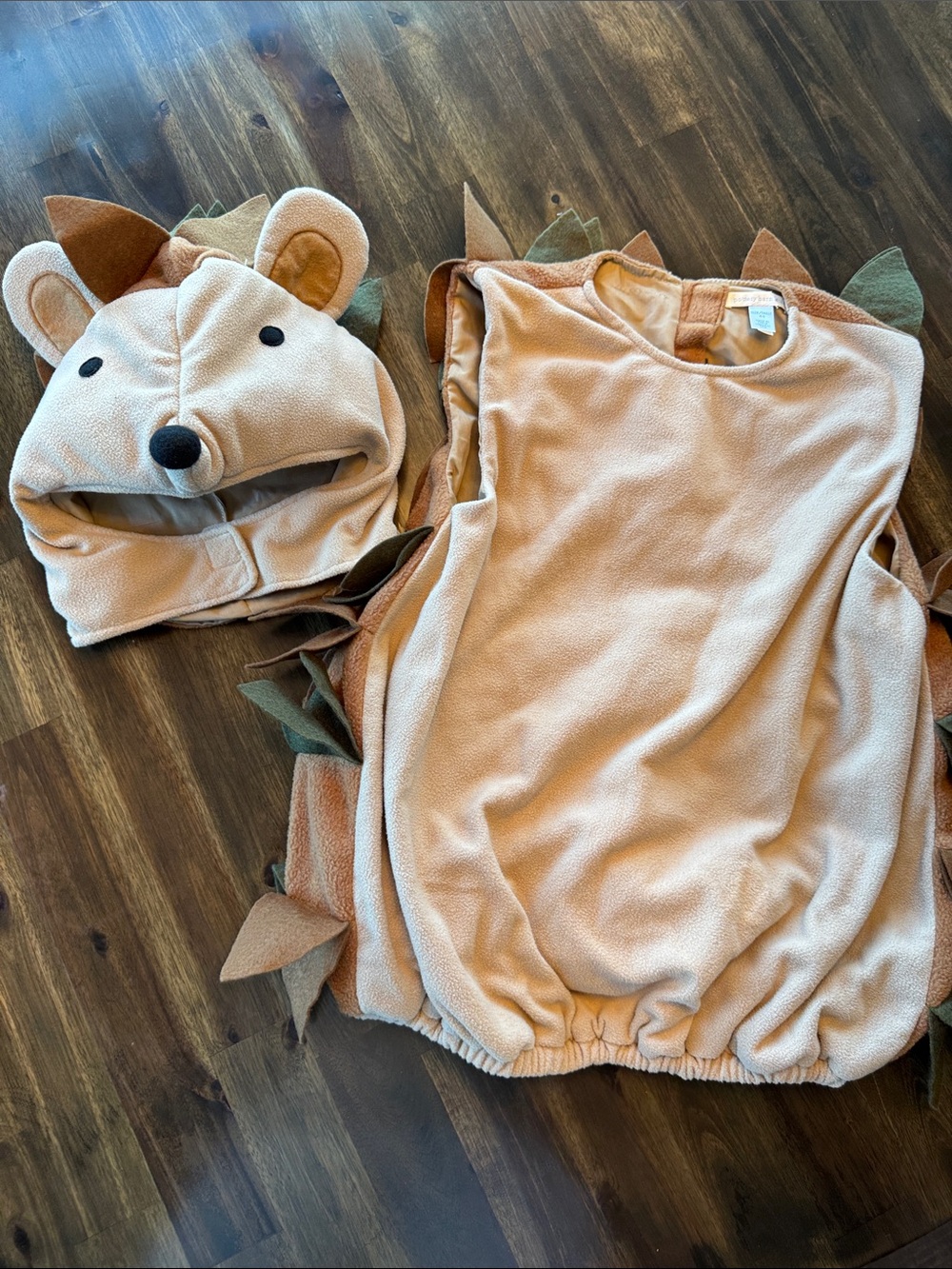 Pottery Barn Kids Woodland Forest Creature Hedgehog Costume Size 4-6 Halloween